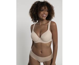 Bügel-BH DORINA "Rachel", Damen, Gr. 80, Cup B, beige (natur), Obermaterial: 72% Polyamid, 28% Elasthan, unifarben, BHs Bügel-BH, mit Schale, nahtlos vorgeformte Cups, gepolsterte Träger (68346309-80)
