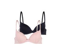 Bügel-BH DORINA "Sonia", Damen, Gr. 85, Cup B, rosa (pink, schwarz), Obermaterial: 86% Polyamid, 14% Elasthan, BHs Bügel-BH (26064668-85) pink, schwarz