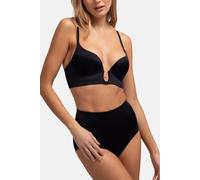 Bügel-BH DORINA "Sublime Sculpt", Damen, Gr. 80, Cup B, schwarz, Obermaterial: 73% Polyamid, 16% Elasthan, 11% Polyester, unifarben, BHs Bügel-BH, mit vorgeformten Cups, extra tiefer Ausschnitt (74097
