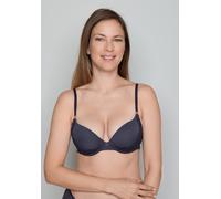 Bügel-BH JOOP, Damen, Gr. 75, Cup E, blau (hellgrau), Mikrofaser, Obermaterial: 50% Polyamid, 41% Polyester, 9% Elasthan, BHs Bügel-BH (34360267-75) hellgrau