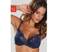 Bügel-BH LASCANA "Wanda" Gr. 75, Cup C, blau (marine) Damen BHs (748097-75) marine