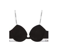 Calvin Klein Underwear BH mit Label-Spaghettiträgern Modell 'Demi' in Black, Größe 75B