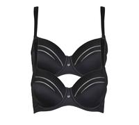 Lisca 2er Pack Bügel BH Alegra 020147 Gr. 105D in Black