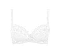 Bügel-BH LISCA "Bügel BH Evelyn", Damen, Gr. 75, Cup B, weiß, Stoff, Obermaterial: 83% Polyamid PA. 17% Elasthan EL., BHs Bügel-BH (43842042-75) weiß
