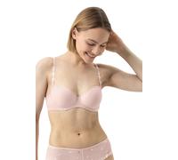 Bügel-BH MEY "Pretty Joan", Damen, Gr. 75, Cup D, rosa (blossom), Obermaterial: 77% Polyamid, 23% Elasthan, BHs Bügel-BH, Half-Cup, multicolor-Trägerstickerei (19576640-75) blossom