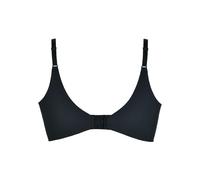 Bügel-BH NATURANA "Back Smoother", Damen, Gr. 95, Cup D, schwarz, Obermaterial: 84% Polyester, 16% Elasthan, Basic, bequem, BHs Bügel-BH, ohne Bügel, unsichtbar, bequem, elastisch, nahtloser Schnitt (