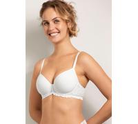 Bügel-BH NINA VON C. "Millefleurs", Damen, Gr. 75, Cup E, weiß, Obermaterial: 85% Polyamid, 15% Elasthan, unifarben, Basic, normal, BHs Bügel-BH, elastisch, feminin, bequem, atmungsaktiv, weich, mit S