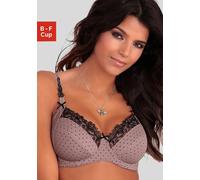 NUANCE Bügel-BH Damen taupe-schwarz Gr.75C