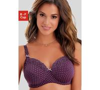 Bügel-BH NUANCE, Damen, Gr. 85, Cup C, rosa (marsala, rosa), Microtouch, Obermaterial: 80% Polyamid, 10% Elasthan, 10% Viskose, BHs Bügel-BH, mit wunderschöner Stickerei, Dessous (622451-85) marsala,