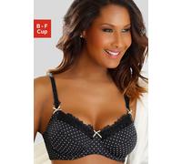 NUANCE Bügel-BH Damen schwarz-puder Gr.85F