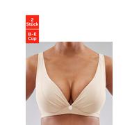 PETITE FLEUR Bügel-BH Damen toffee+schwarz Gr.80B