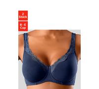 PETITE FLEUR BY LASCANA Bügel-BH Damen marine+weiß Gr.80C