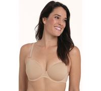 Bügel-BH ROSA FAIA "Selma Pure", Damen, Gr. 80, Cup E, desert, Spacer, Obermaterial: 65% Polyester, 23% Polyamid, 12% Elasthan, unifarben, BHs Bügel-BH, Spacer Schale, mit Bügel, schlicht, weich, vers