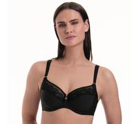 Bügel-BH ROSA FAIA "Sita", Damen, Gr. 100, Cup D, schwarz, Obermaterial: 77% Polyamid, 23% Elasthan, BHs Bügel-BH, feminin, stilvoll, elastisch, mit Spitze, mit Bügel, dreiteiliges Cup (43443030-100)