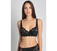 Bügel-BH SASSA "Classic Lace", Damen, Gr. 90, Cup D, schwarz, Obermaterial: 90% Polyamid, 10% Elasthan, unifarben, normal, BHs Bügel-BH, mit Spitzeneinsatz (65227020-90) schwarz