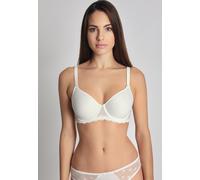 Bügel-BH SASSA "Dotted Mesh", Damen, Gr. 70, Cup E, weiß (ivory), Jacquard: 90% Polyamid, 10% Polyethylen. Obermaterial: 90% Polyester, 10% Elasthan. Spitze: 90% Polyamid, 10% Elasthan, unifarben, nor