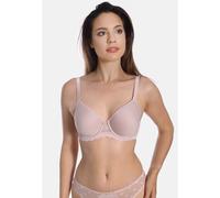 Bügel-BH SASSA "Dotted Mesh", Damen, Gr. 85, Cup B, beige (natur), Jacquard: 90% Polyamid, 10% Polyethylen. Obermaterial: 90% Polyester, 10% Elasthan. Spitze: 90% Polyamid, 10% Elasthan, unifarben, no
