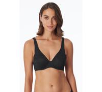 Bügel-BH SCHIESSER "Air", Damen, Gr. 80, Cup E, schwarz (000, schwarz), Microtouch, Obermaterial: 85% Polyamid, 15% Elasthan, unifarben, bequem, BHs Bügel-BH, mit Spacer-Lining (98906757-80)