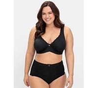 Bügel-BH SHEEGO, Damen, Gr. 110, Cup C, schwarz, 82% Polyamid, 18% Polyester, Spitze:10% Elasthan, 90% Polyamid, BHs Bügel-BH (40051128-110) schwarz