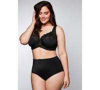 Bügel-BH SHEEGO, Damen, Gr. 85, Cup C, schwarz, 50% Polyamid, 40% Polyester, 10% Elasthan, BHs Bügel-BH (42112508-85) schwarz