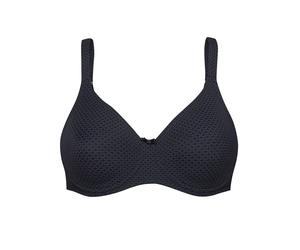 Bügel-BH SUSA "Bügel BH Montreal", Damen, Gr. 75, Cup B, schwarz, Stoff, Obermaterial: 76% Polyamid PA. 24% Elasthan EL., BHs Bügel-BH (54705817-75) schwarz