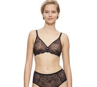 Bügel-BH TRIUMPH "Amourette Charm", Damen, Gr. 100, Cup D, schwarz, Spitze, Obermaterial: 74% Polyamid, 26% Elasthan, BHs Bügel-BH, elegante Stretch-Spitze, weich, Cups leicht gefüttert (75843830-100)