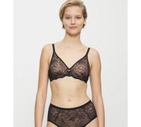 Bügel-BH TRIUMPH "Amourette Charm", Damen, Gr. 75, Cup D, schwarz, Spitze, Obermaterial: 74% Polyamid, 26% Elasthan, BHs Bügel-BH, elegante Stretch-Spitze, weich, Cups leicht gefüttert (75843830-75) s
