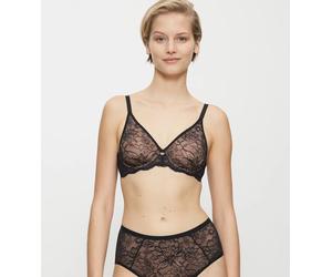 Bügel-BH TRIUMPH "Amourette Charm", Damen, Gr. 95, Cup F, schwarz, Spitze, Obermaterial: 74% Polyamid, 26% Elasthan, BHs Bügel-BH, elegante Stretch-Spitze, weich, Cups leicht gefüttert (52802751-95) s
