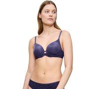 Bügel-BH TRIUMPH "Amourette Charm WHP01", Damen, Gr. 80, Cup A, grau (ink gray), Microtouch, Obermaterial: 48% Polyamid, 38% Polyester, 13% Elasthan, 1% sonstige Fasern, BHs Bügel-BH, mit Stretch-Spit