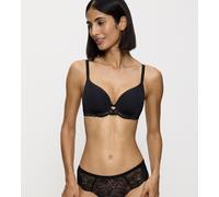 Bügel-BH TRIUMPH "Amourette Charm WHP01", Damen, Gr. 80, Cup C, schwarz, Microtouch, Obermaterial: 58% Polyamid, 25% Polyester, 17% Elasthan, unifarben, BHs Bügel-BH, mit Stretch-Spitze und nahtlos vo