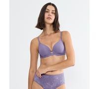 Bügel-BH TRIUMPH "Amourette Charm WHP01", Damen, Gr. 85, Cup A, lila, Microtouch, Obermaterial: 48% Polyamid, 38% Polyester, 13% Elasthan, 1% Modal, BHs Bügel-BH, mit Stretch-Spitze und nahtlos vorgef