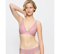 Bügel-BH TRIUMPH "Aura Spotlight T WP", Damen, Gr. 80, Cup E, rosa (sunrose pink), Microtouch, Obermaterial: 57% Polyamid, 33% Polyester, 10% Elasthan, unifarben, BHs Bügel-BH, mit moderner Grafikspit