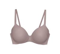 Bügel-BH TRIUMPH "Body Make-up Soft Touch WP EX", Damen, Gr. 75, Cup A, beige (chocolate mousse), Microtouch, Obermaterial: 57% Polyamid, 29% Elasthan, 14% Polyester, Basic, BHs Bügel-BH, atmungsaktiv