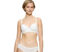 Bügel-BH TRIUMPH "Body Make-up Soft Touch WP EX", Damen, Gr. 85, Cup B, vanille, Microtouch, Obermaterial: 57% Polyamid, 29% Elasthan, 14% Polyester, Basic, BHs Bügel-BH, atmungsaktiv und feuchtigkeit