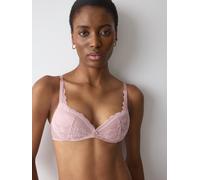 Bügel-BH TRIUMPH "Comfort Allure PU", Damen, Gr. 90, Cup B, rosa (sophia), Spitze, Obermaterial: 58% Polyester, 35% Polyamid, 7% Elasthan, BHs Bügel-BH (32235824-90) sophia