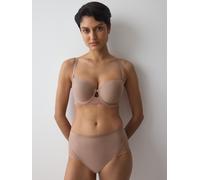 Bügel-BH TRIUMPH "Comfort Contour WDP", Damen, Gr. 75, Cup D, beige (chocolate mousse), Microtouch, Obermaterial: 41% Polyamid, 34% Polyester, 25% Elasthan, BHs Bügel-BH, Comfort Wire (12622168-75) ch