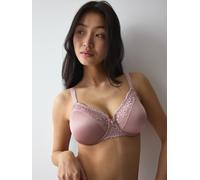 Bügel-BH TRIUMPH "Ladyform Soft T W01", Damen, Gr. 75, Cup D, rosa (sophia), Microtouch, Obermaterial: 43% Polyester, 40% Polyamid, 17% Elasthan, BHs Bügel-BH, verkleinert die Brust optisch um eine Cu