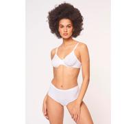 Bügel-BH TRIUMPH "Micro Fun W", Damen, Gr. 90, Cup D, weiß, Microtouch, Obermaterial: 82% Polyamid, 18% Elasthan (LYCRA), BHs Bügel-BH, nahtlos vorgeformte Cups (271578-90) weiß