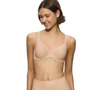 Bügel-BH TRIUMPH "Modern Soft+Cotton W", Damen, Gr. 80, Cup D, beige (neutral beige), Microtouch, Obermaterial: 39% Polyamid, 38% Baumwolle, 23% Elasthan, unifarben, BHs Bügel-BH, mit dezenten Glanz-S