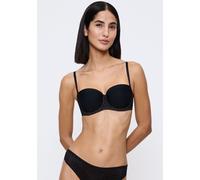 Bügel-BH TRIUMPH "Signature Sheer", Damen, Gr. 80, Cup D, schwarz, Tüll, Obermaterial: 41% Polyamid, 41% Polyester, 18% Elasthan, BHs Bügel-BH, Monogramm-Tüll, abnehmbare Träger, nahtlose Cups (633847