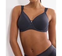 Bügel-BH TRIUMPH "True Shape Sensation T W01", Damen, Gr. 100, Cup C, ink gray, Jersey, Obermaterial: 72% Polyamid, 28% Elasthan, BHs Bügel-BH, verkleinert die Brust optisch um eine Cup-Größe (9222183