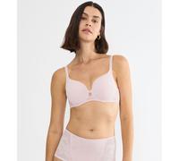 Bügel-BH TRIUMPH "Wild Rose Sensation", Damen, Gr. 90, Cup E, tender pink, Spitze, Obermaterial: 53% Polyester, 33% Polyamid, 14% Elasthan, BHs Bügel-BH, flache formende Spitze, mittlerer Shape-Effekt