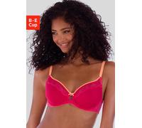 Bügel-BH VIVANCE, Damen, Gr. 90, Cup E, pink, Spitze, Obermaterial: 86% Polyamid, 14% Elasthan, BHs Bügel-BH, mit Bügel und hübschen Spitzeneinsätzen, Dessous (24785523-90) pink