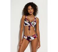 Bügel-Bikini BONPRIX, Damen, Gr. 40, Cup D, beere bedruckt, Obermaterial: 80% Polyamid, 20% Elasthan. Futter: 100% Polyester. Netzfutter: 85% Polyamid, 15% Elasthan, Bikini-Sets Bügel-Bikini, mit gepo