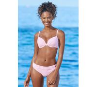 Gestreiftes Bikini-Set 36C pink|weiß