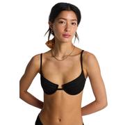 Bügel-Bikini-Top BILLABONG "Sol Searcher Leah Underwire", Damen, Gr. L, Cup B, schwarz, Obermaterial: 86% Recycled Polyamid, 14% Elasthan;, Bikini-Oberteile (91895418-L) schwarz