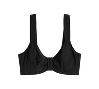 Bügel-Bikini-Top BONPRIX, Damen, Gr. 90, Cup E, schwarz, Obermaterial: 80% Polyamid, 20% Elasthan. Futter: 100% Polyester. Netzfutter: 85% Polyamid, 15% Elasthan, Basic, Bikini-Oberteile, Minimizer-De