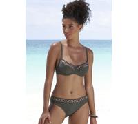 LASCANA - lascana Bügel-Top oliv-leo - Gr. - 38C