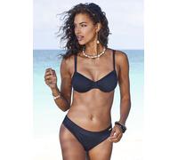 LASCANA Bügel-Bikini-Top Damen schwarz Gr.38 Cup D