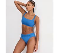 Bügel-Bikini-Top TRIUMPH "Palina Love by the Sea N", Damen, Gr. 44, Cup F, blau (very blau), Microfaser, Obermaterial: 77% Polyamid, 23% Elasthan, Bikini-Oberteile, Triumph x Palina Rojinski (99827354